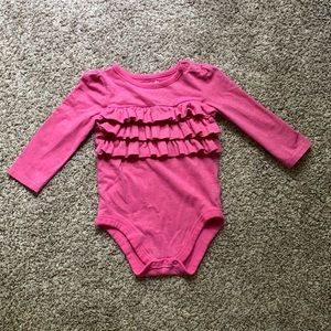 Garanimals Hot Pink and Gold Sparkle Bodysuit